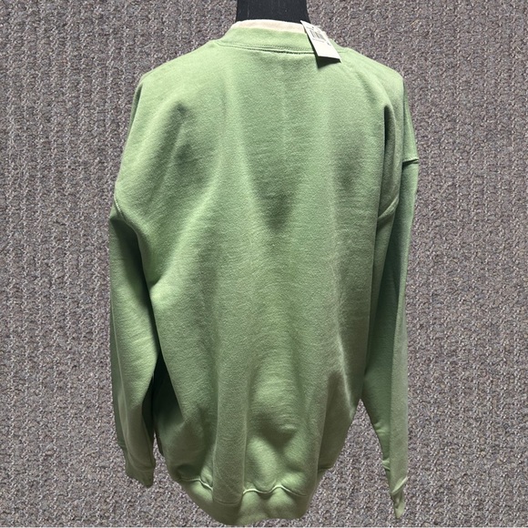 Best Grandma Ever Top Embroidered Cotton Lime Green Size XL - Picture 3 of 10